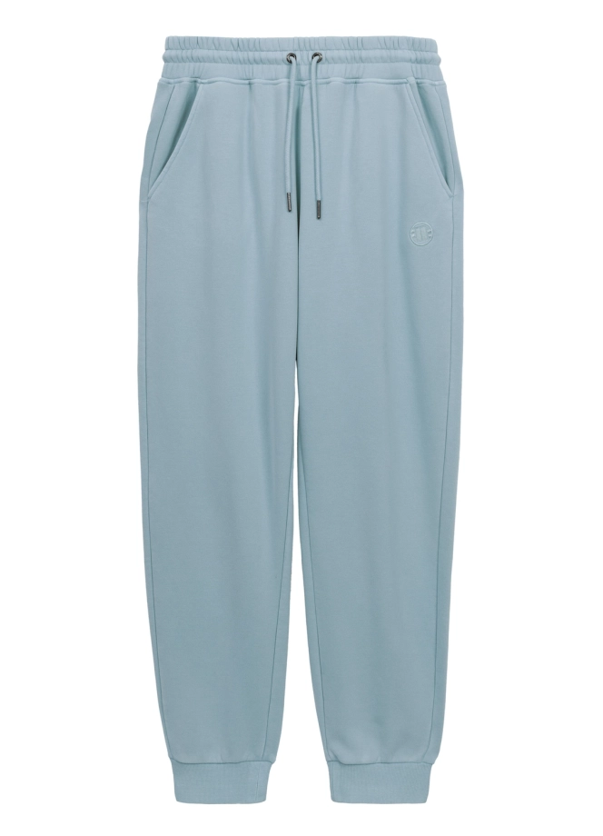 Komplet dresowy męski Pitbull Pit Bull Lancaster 2 ZIP Washed jasno niebieska