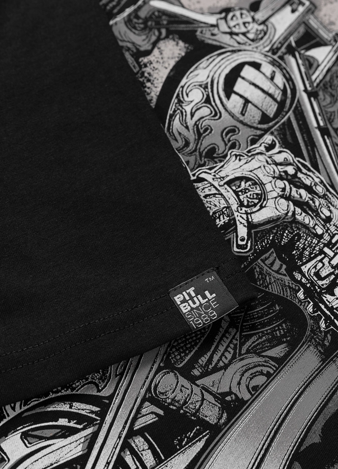 Koszulka męska T-Shirt Pitbull West Coast Rebel Born czarny