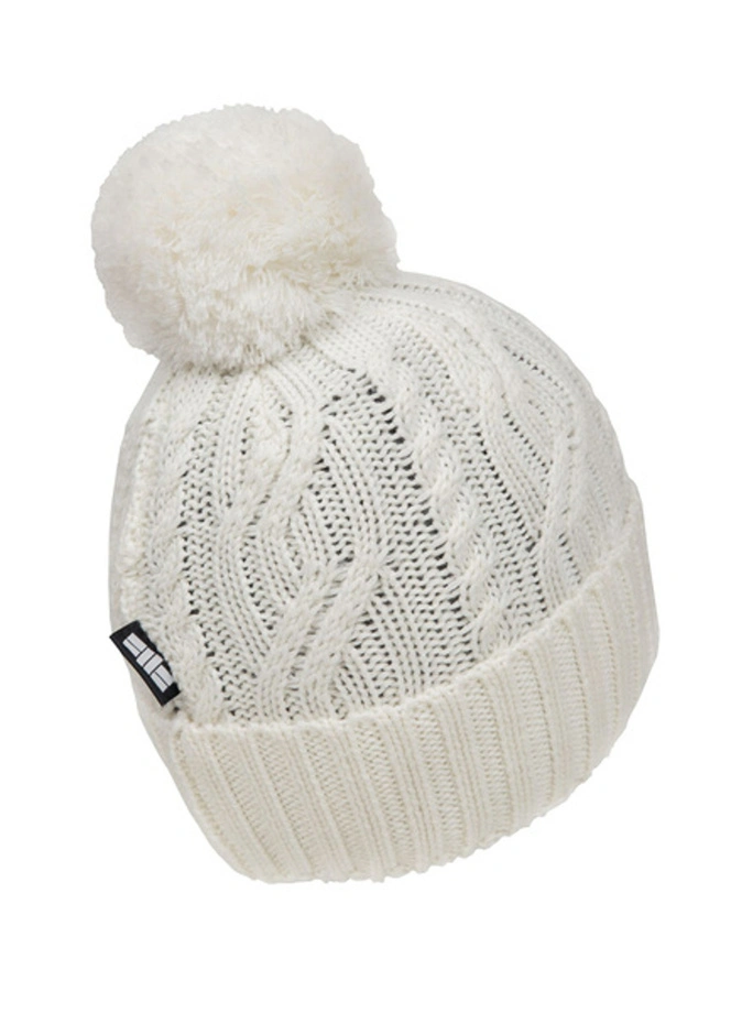 Czapka zimowa z pomponem Pit Bull Beanie Bubble Snow Crew 24 biała