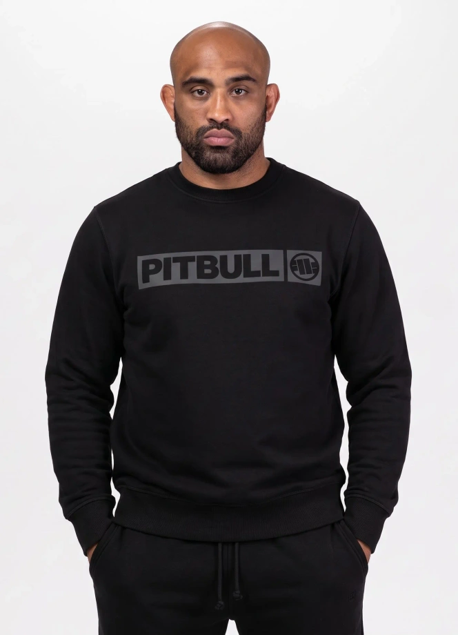 Bluza męska bez kaptura Pit Bull Charger czarna