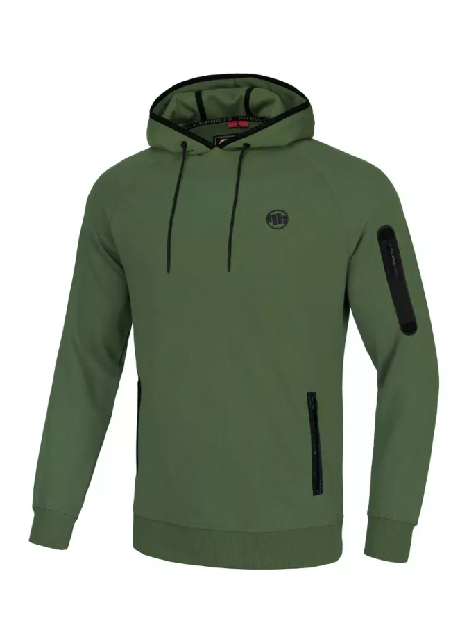 Bluza męska Pitbull Stafford 23 Pit Bull hooded zielona