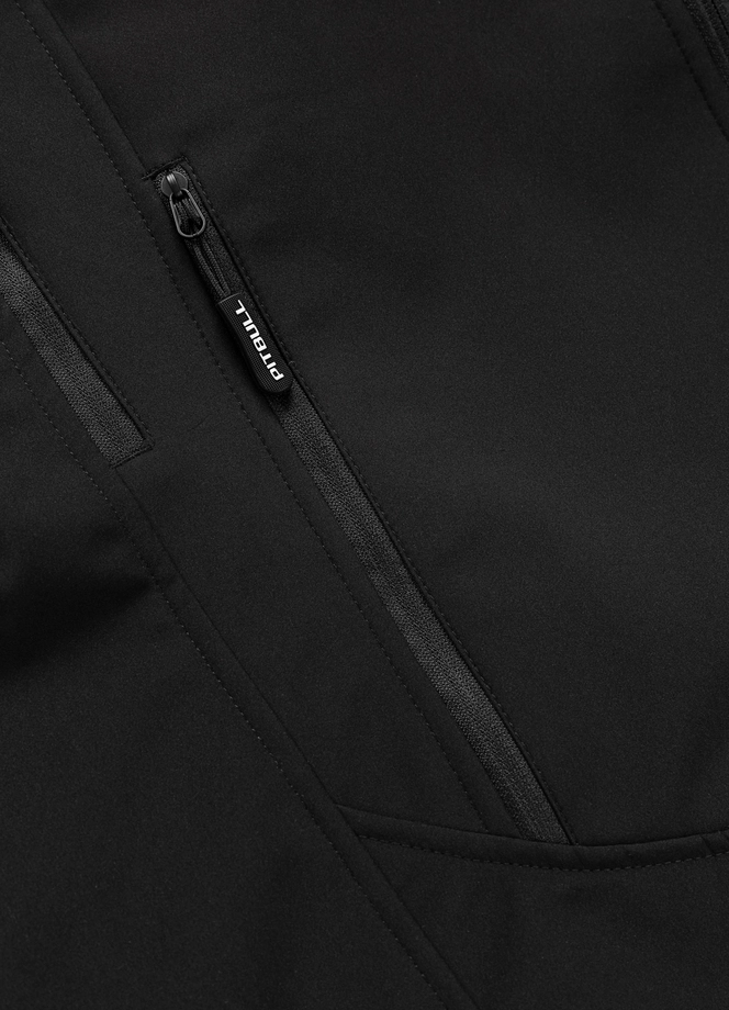 Kurtka męska przejściowa wiosenna Pit Bull Softshell Rockfish II czarna