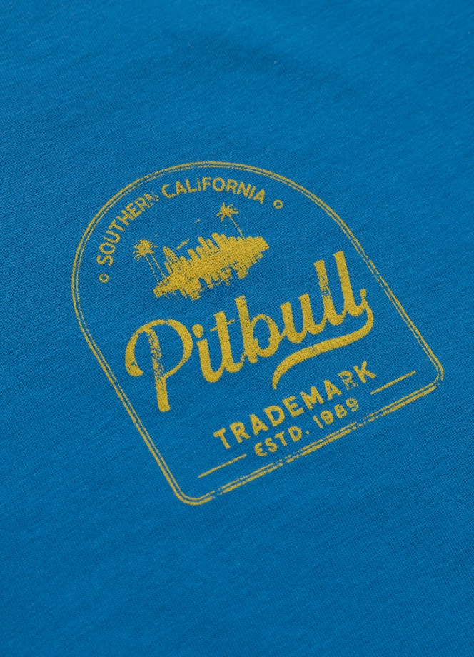 Koszulka męska T-Shirt Pit Bull Pitbull So Cal niebieska