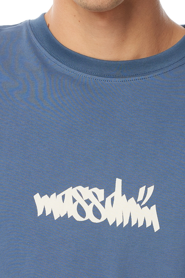 Koszulka męska t-shirt Mass Dnm Nostalgia. Angel niebieska