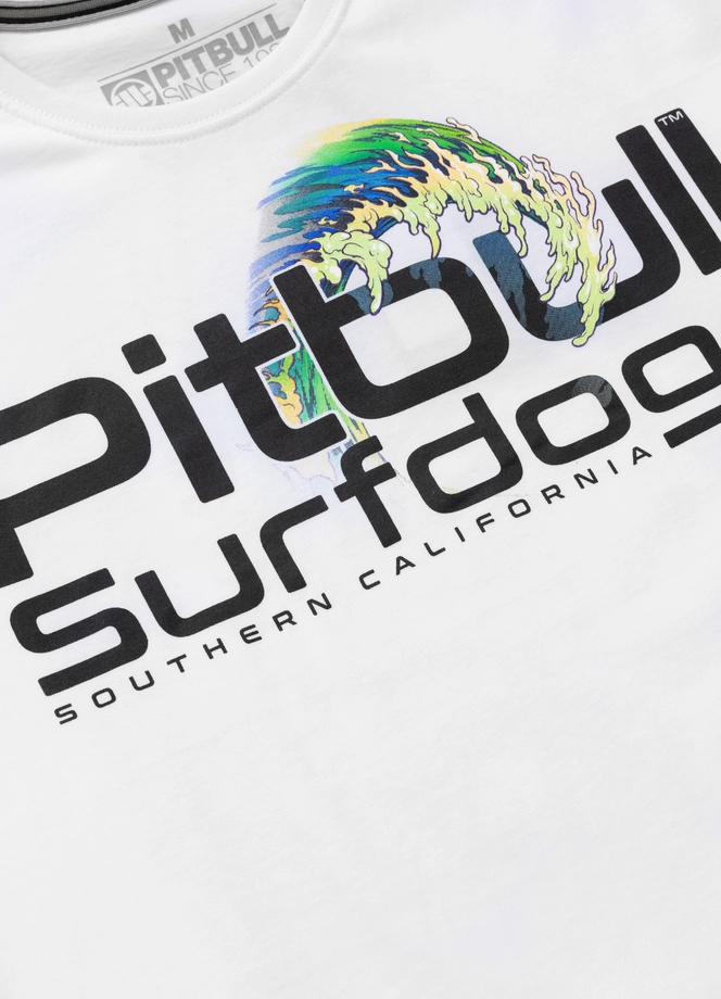 Koszulka męska T-Shirt Pit Bull Pitbull Camino biała