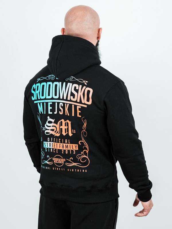 Bluza męska z kapturem Środowisko Miejskie Theme 2.0 czarna