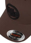 Czapka z daszkiem Full Cap Pit Bull Pitbull 3D Logo brązowa