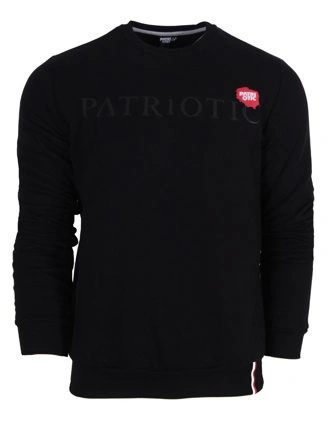 Bluza Patriotic Greek Map crewneck black
