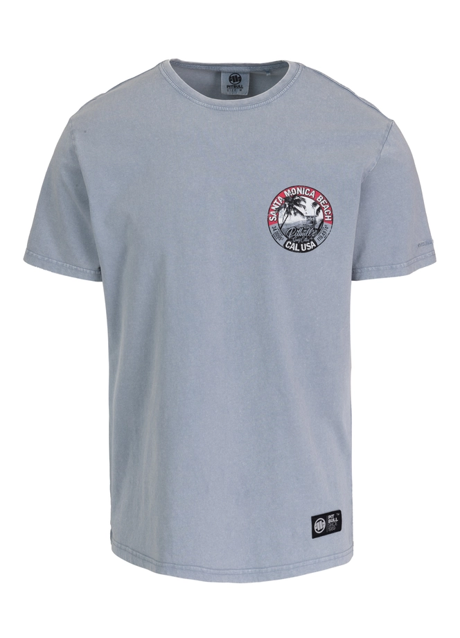 Koszulka męska T-Shirt Pit Bull Pitbull Denim Washed Oceanside 25 jasno niebieska