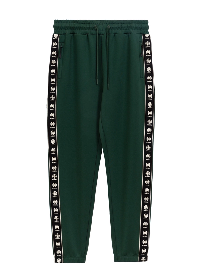 Spodnie męskie dresowe Pitbull Pit Bull Powers zielone