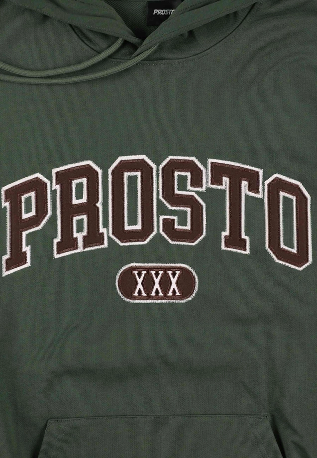 Bluza męska z kapturem oversize Prosto Nash zielona