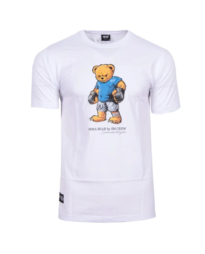 Koszulka t-shirt Środowisko Miejskie MMA Bear biała