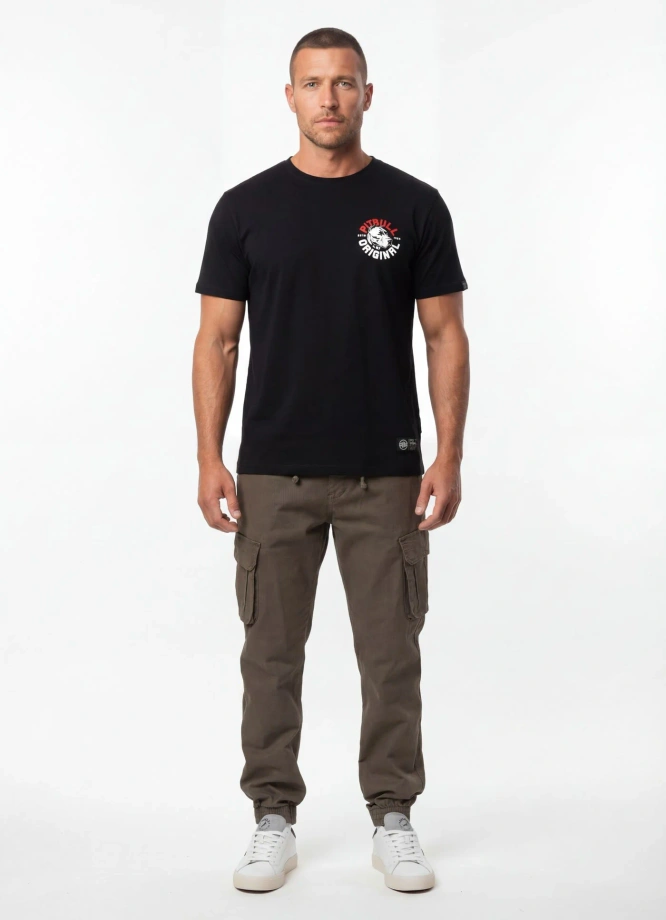 Koszulka męska T-Shirt Pit Bull Pitbull Dog SD czarna