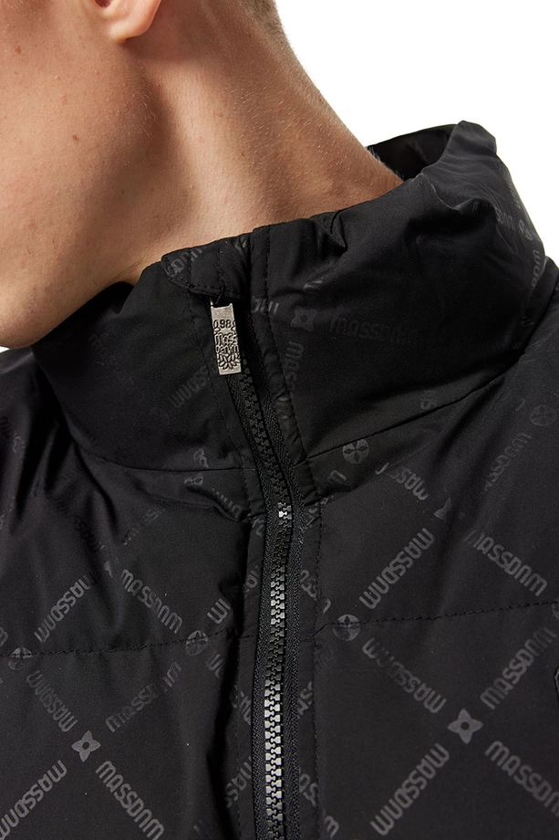 Kurtka zimowa Mass Denim Monogram czarna