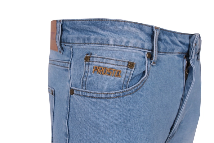 Spodnie męskie jeans Prosto Klasyk Speal jasno niebieskie