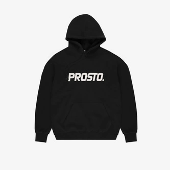 Bluza męska z kapturem Prosto Klasyk Sweer hoodie czarna