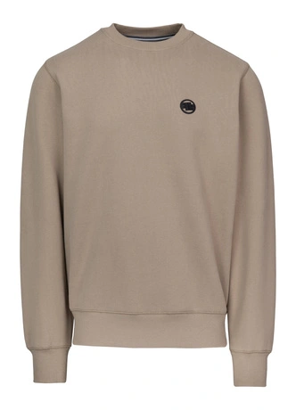 Bluza męska bez kaptura Pit Bull Small Logo 25 beżowa