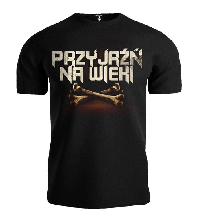 Koszulka męska T-shirt Public Enemy BSNT Przyjaźń na wieki czarny