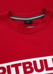 Bluza meska Pitbull Pit Bull Hilltop Terry crewneck czerwona