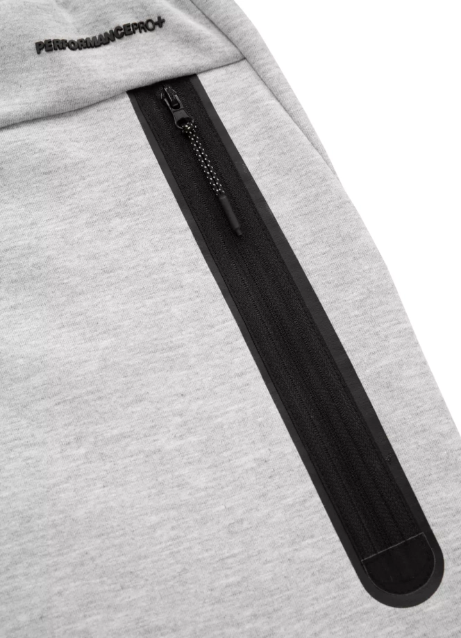 Spodnie dresowe męskie Pitbull Pit Bull West Coast Dolphin szare