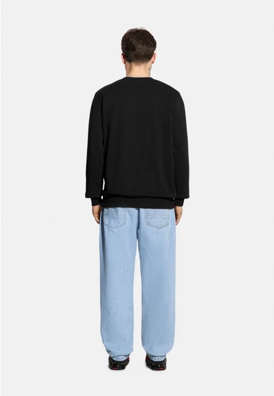 Bluza męska Prosto Basic crewneck czarna