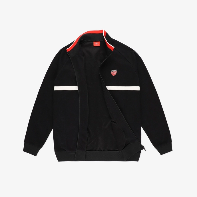 Bluza męska ze stójką Tracktop Prosto Klasyk Icool czarna