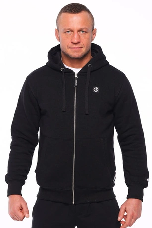 Bluza z kapturem Octagon Small Logo czarna