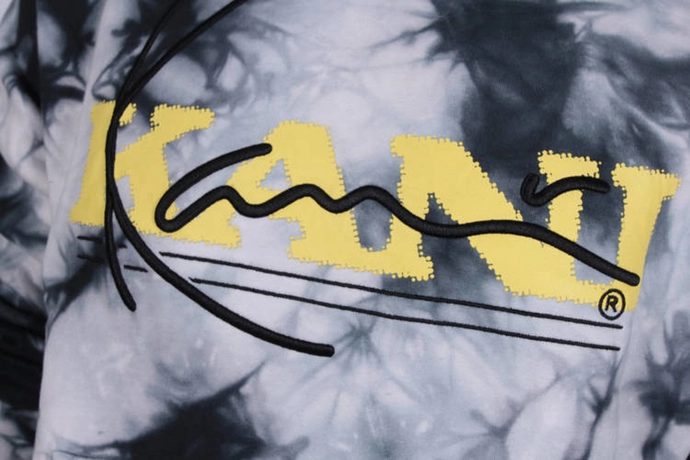 Bluza z kapturem Karl Kani Signature Gradient hoodie white/dark grey