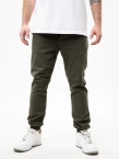 Spodnie męskie Jogger Jigga Wear Crown Military Green zielone