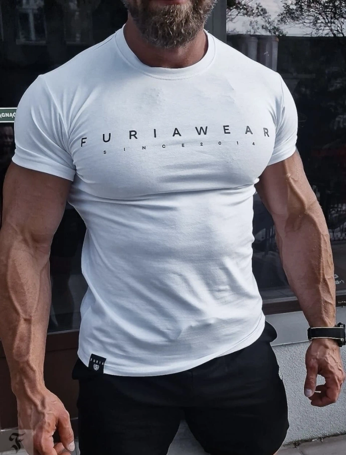 Koszulka męska t-shirt FURIA Since Basic biała