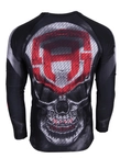 Koszulka męska rashguard Street Autonomy Old Skull czarna