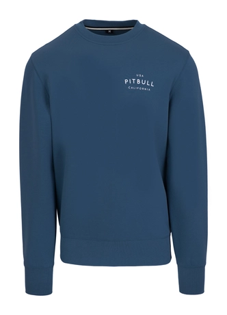 Bluza męska bez kaptura Pit Bull Sampson 25 ciemno niebieska