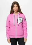 Bluza damska z kapturem ZIP Pit Bull Ruffina PB różowa