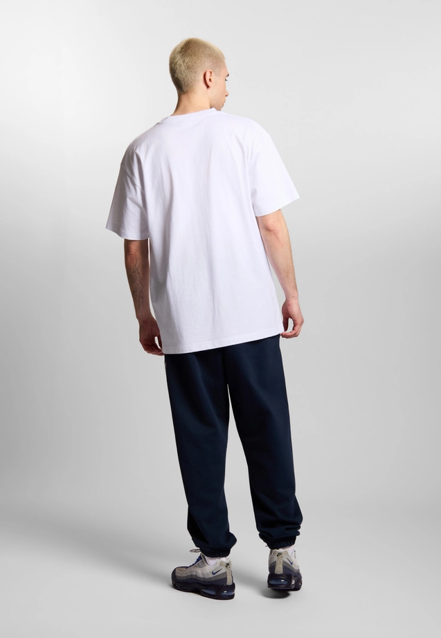 Koszulka męska t-shirt oversize Prosto Big Log biała