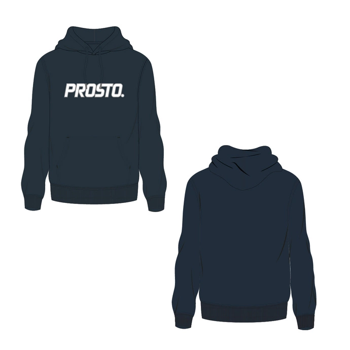 Bluza męska z kapturem Prosto Klasyk Sweer hoodie granatowa