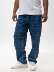 Spodnie męskie Jeans Baggy Jigga Wear Mini Laser niebieskie