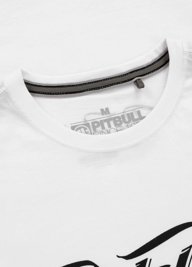 Koszulka męska T-Shirt Pit Bull Pitbull El Jeffe biała