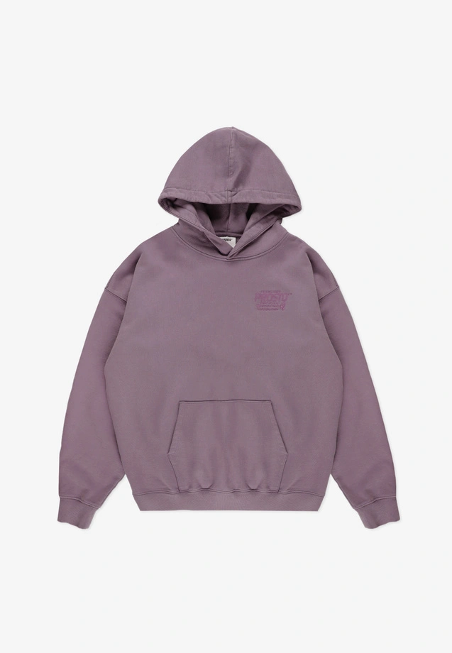 Bluza męska z kapturem Prosto Flathead sprany fiolet