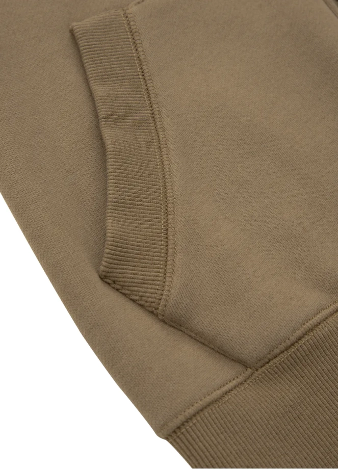 Bluza damska z kapturem Pit Bull Pitbull Hilltop Zip brązowa