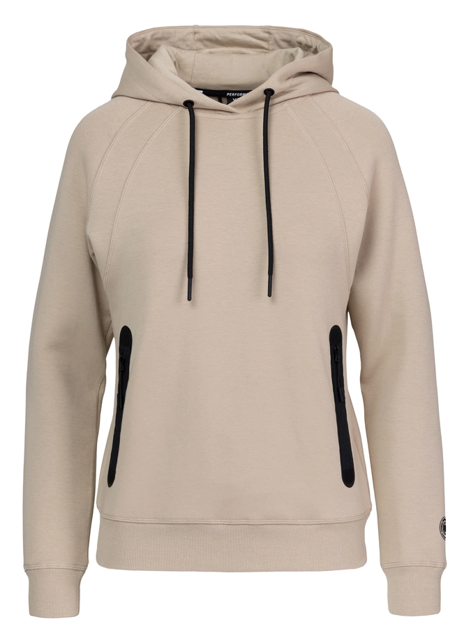 Bluza damska z kapturem Pitbull Explory beżowa