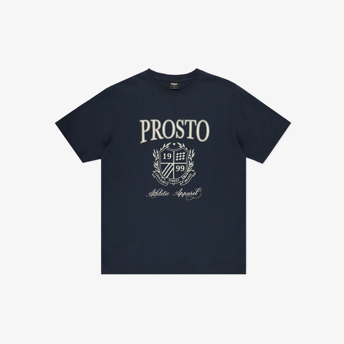 Koszulka męska t-shirt Prosto Klasyk Hexer granatowa