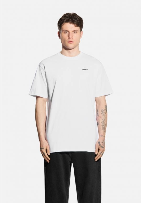 Koszulka męska t-shirt Prosto Base biała