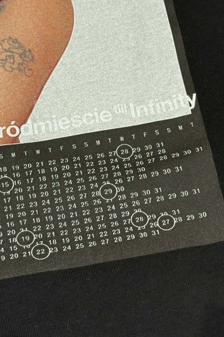 Koszulka męska t-shirt oversize Prosto Callendar czarna