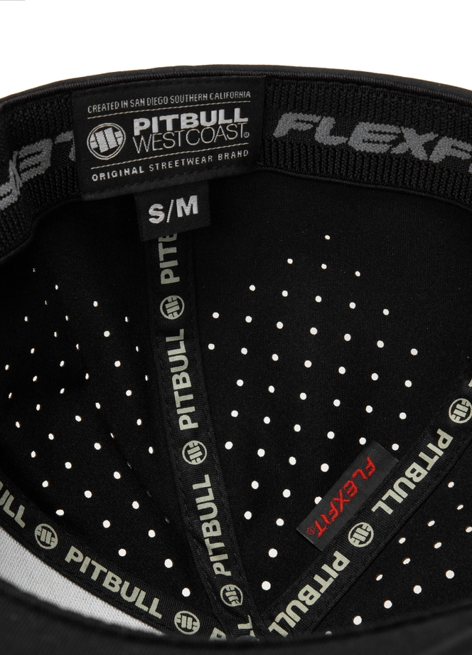 Czapka z daszkiem Full Cap Pit Bull Angle Welding 3D Logo czarna