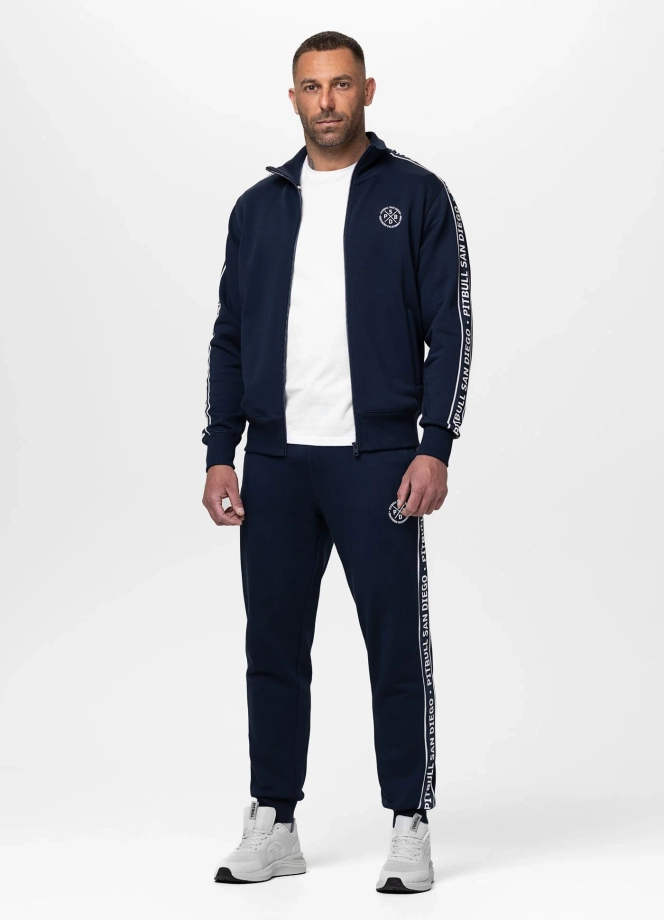 Bluza męska rozpinana Pit Bull Nexus granatowa