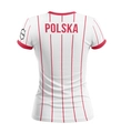 Koszulka sportowa damska T-shirt Octagon Polska Retro biało/czerwona Limited Edition