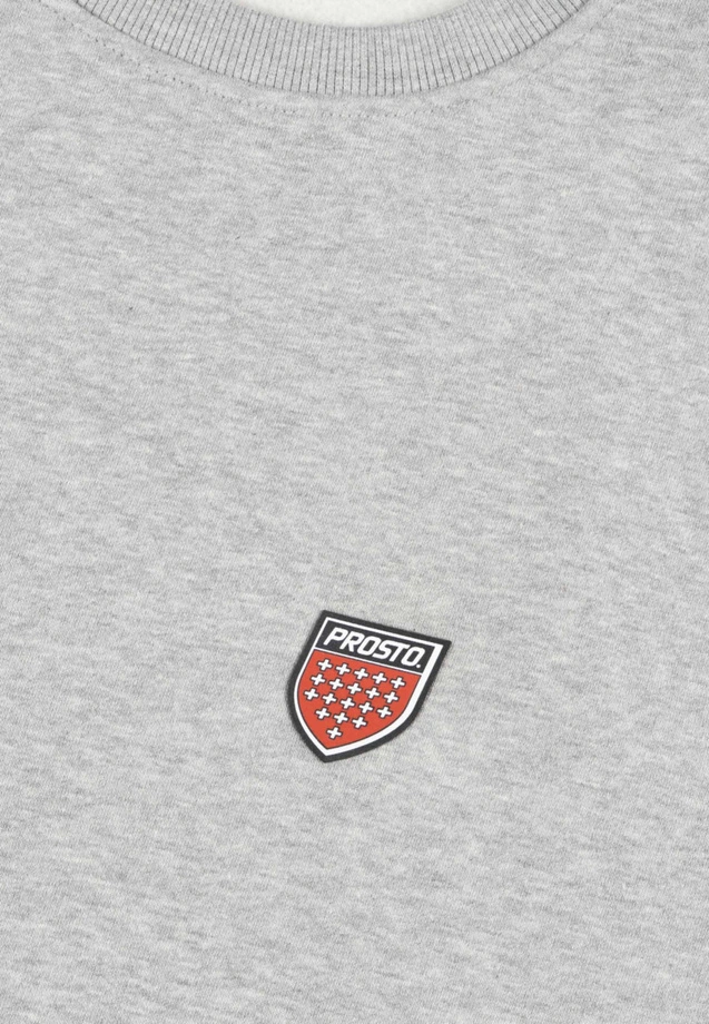 Bluza męska Prosto Shield crewneck szara