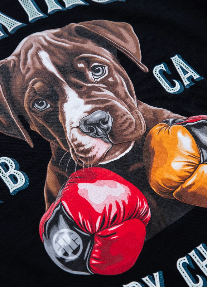 Koszulka damska T-shirt Pit Bull Lil'Champ czarna