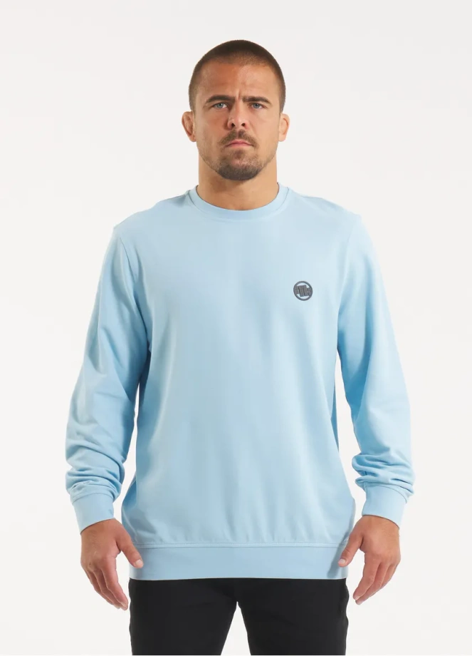 Koszulka Longsleeve męska Pitbull Pique Rockey niebieska