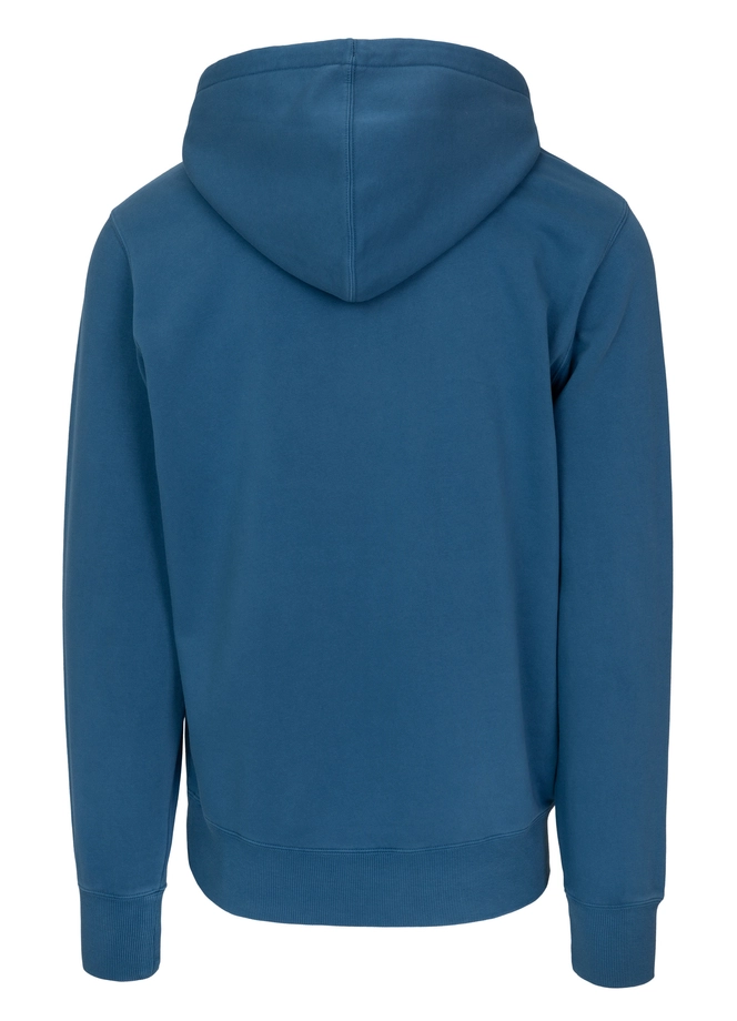 Bluza męska z kapturem Pitbull Pit Bull Lancaster 2 ZIP Washed niebieska